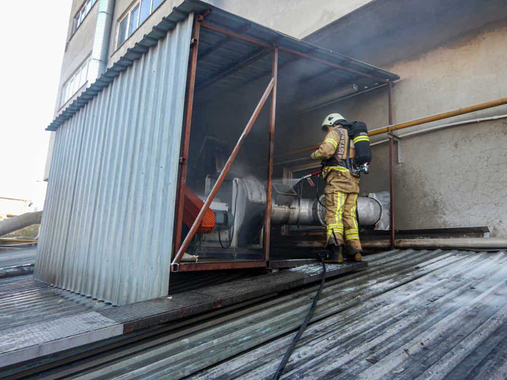 Yangın sonrası müdahale